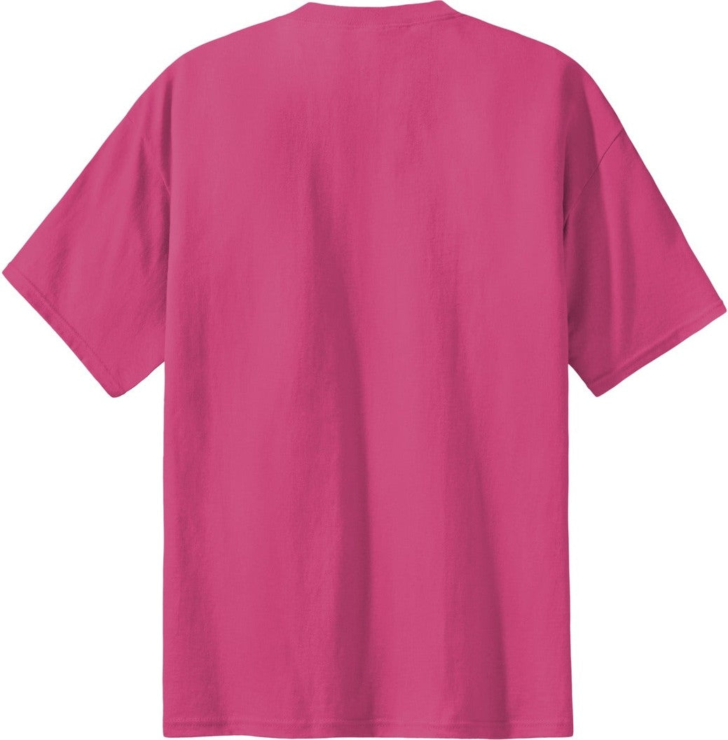 Front View of Sangria Port & Co Tall Essential Tee. PC61T