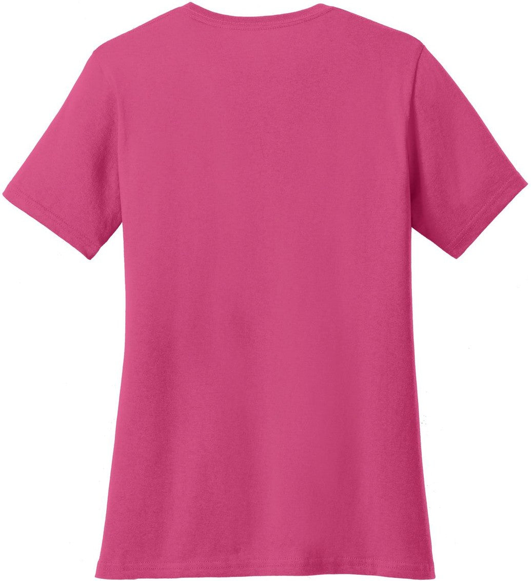 Front View of Sangria Port & Co Women's Core Cotton Tee. LPC54