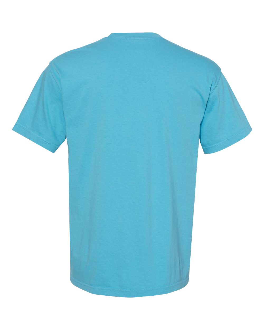 Front View of Sapphire Garment-Dyed Heavyweight T-Shirt - 1717