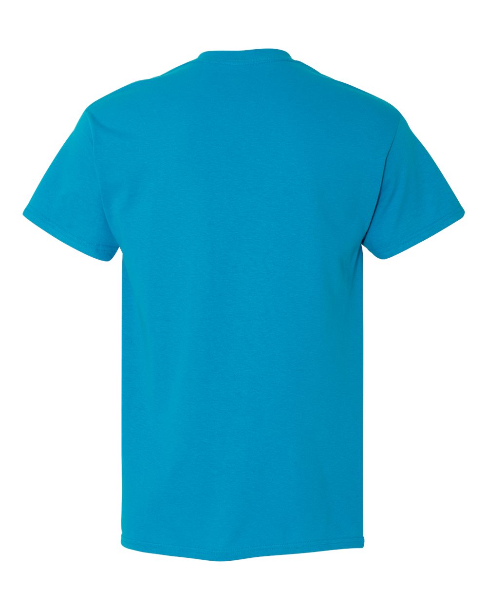 Front View of Sapphire Heavy Cotton™ Pocket T-Shirt - 5300
