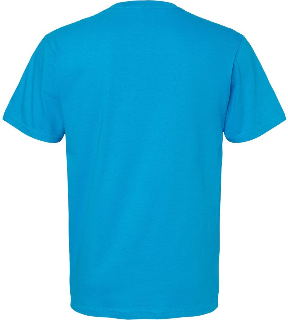 Front View of Sapphire Softstyle® Midweight T-Shirt - 65000