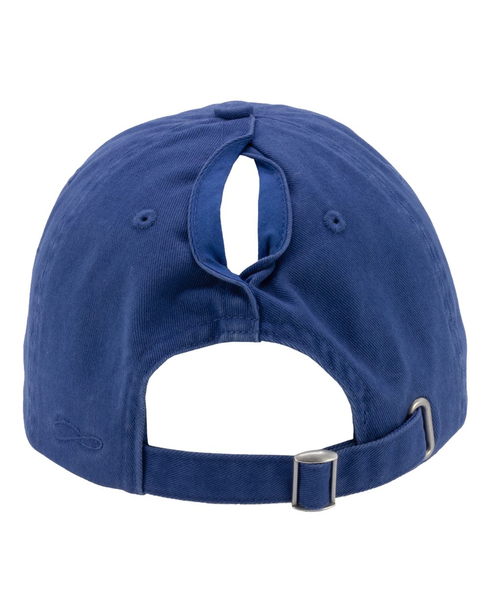 Rear View of Sapphire Women's Peach Twill Cap - KATE plain