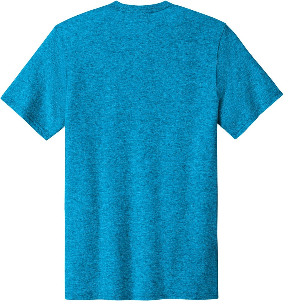 Rear View of SapphireHt Port & Co Easy Cotton Tee PC43