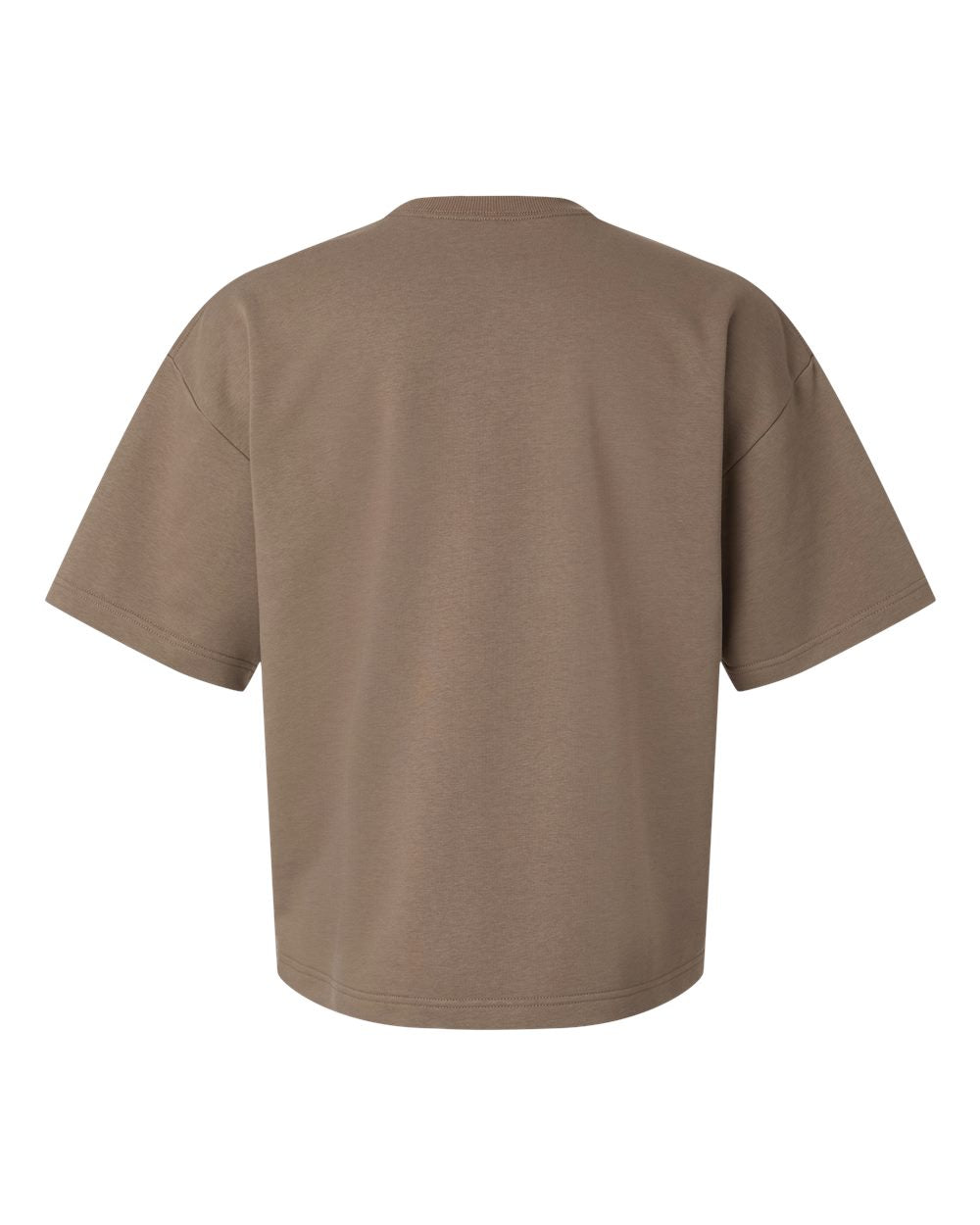 Rear View of Savana Unisex French Terry Ex Crew - FTEX00 plain