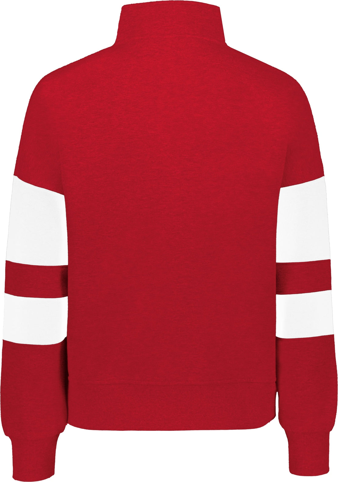 Rear View of SCARLET/WHITE JACKSON WAY LDS PULLOVER