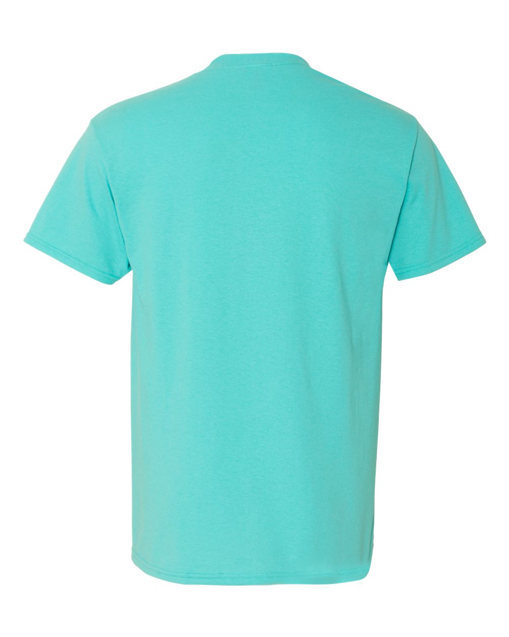 Front View of Scuba Blue Dri-Power® 50/50 T-Shirt - 29MR