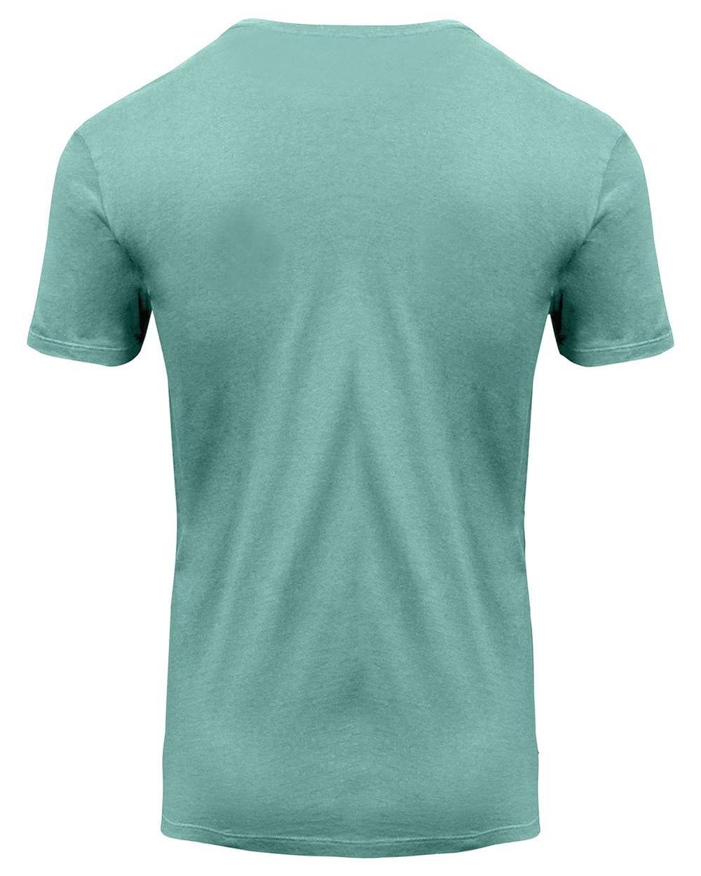 Front View of Seafoam Pigment Dye T-Shirt - 130A