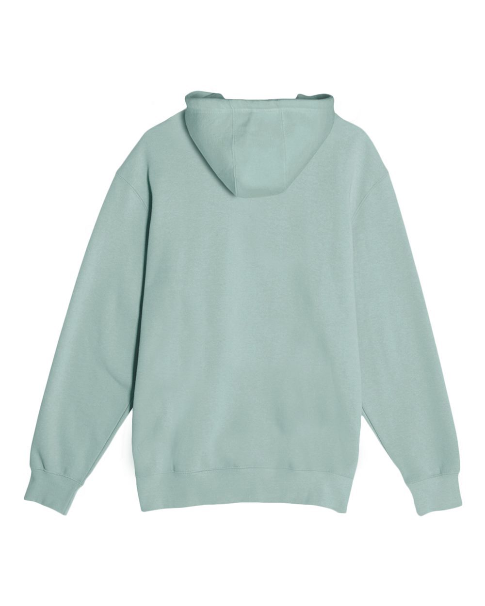 Rear View of Seafoam Premium Pullover Hooded Sweatshirt - LS14001