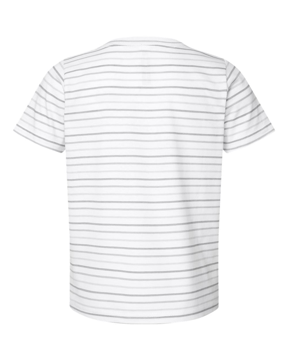 Front View of Shadow Stripe Toddler Fine Jersey Tee - 3321