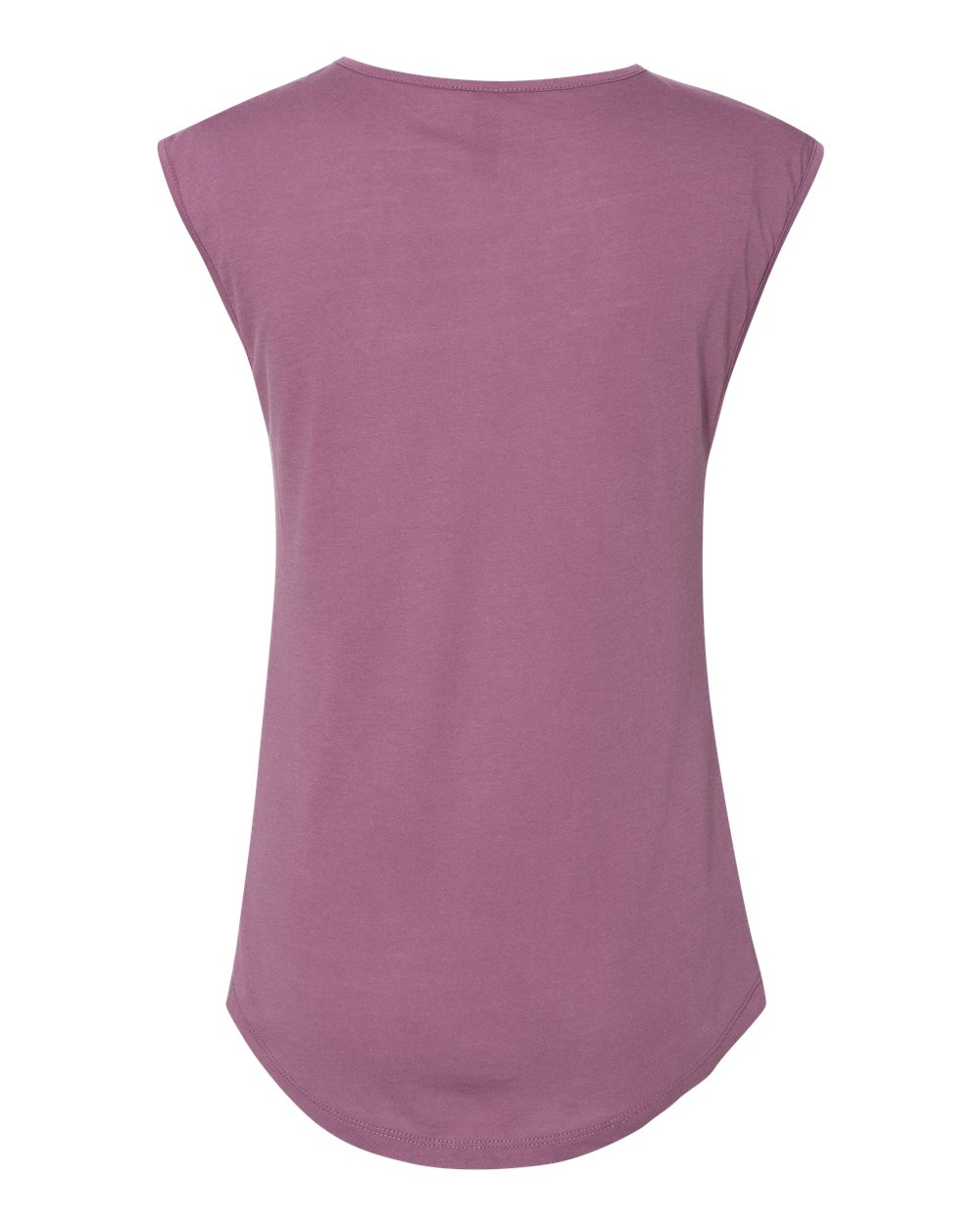 Rear View of Shiraz Women&#39;s Festival Sleeveless Deep V-Neck T-Shirt - 5040