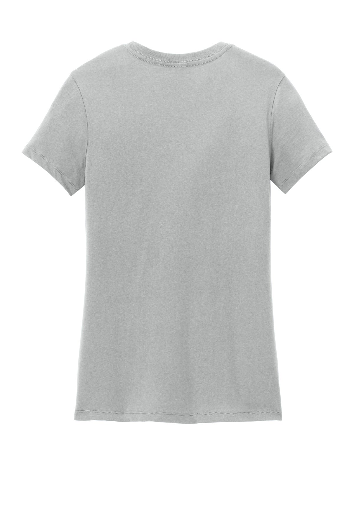 Rear View of Silver District Women's Perfect Weight Tee. DM104L