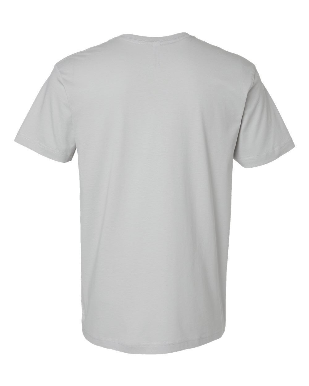 Front View of Silver Fine Jersey Tee - 6901