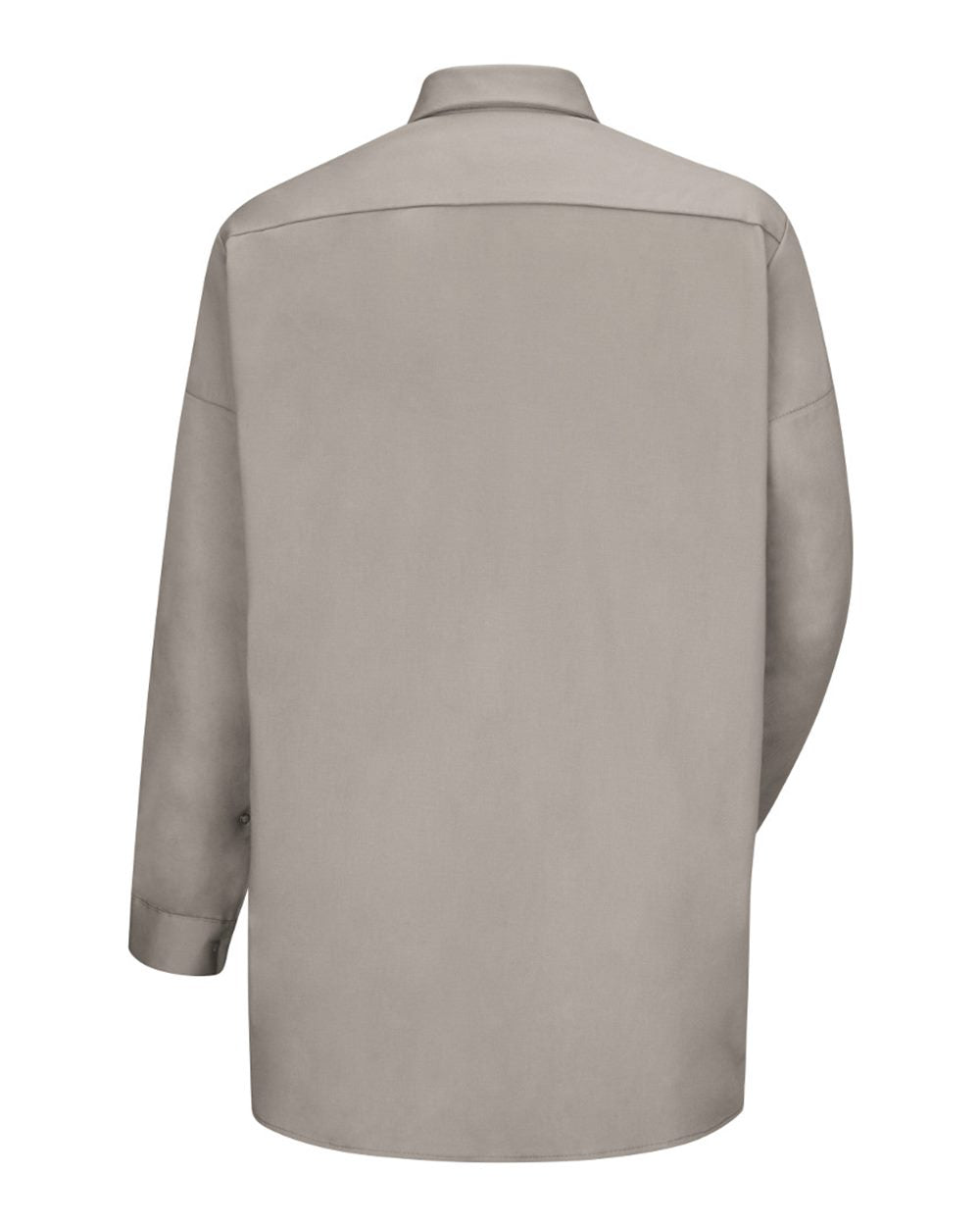 Front View of Silver Grey Welding Work Shirt - SWW2 plain