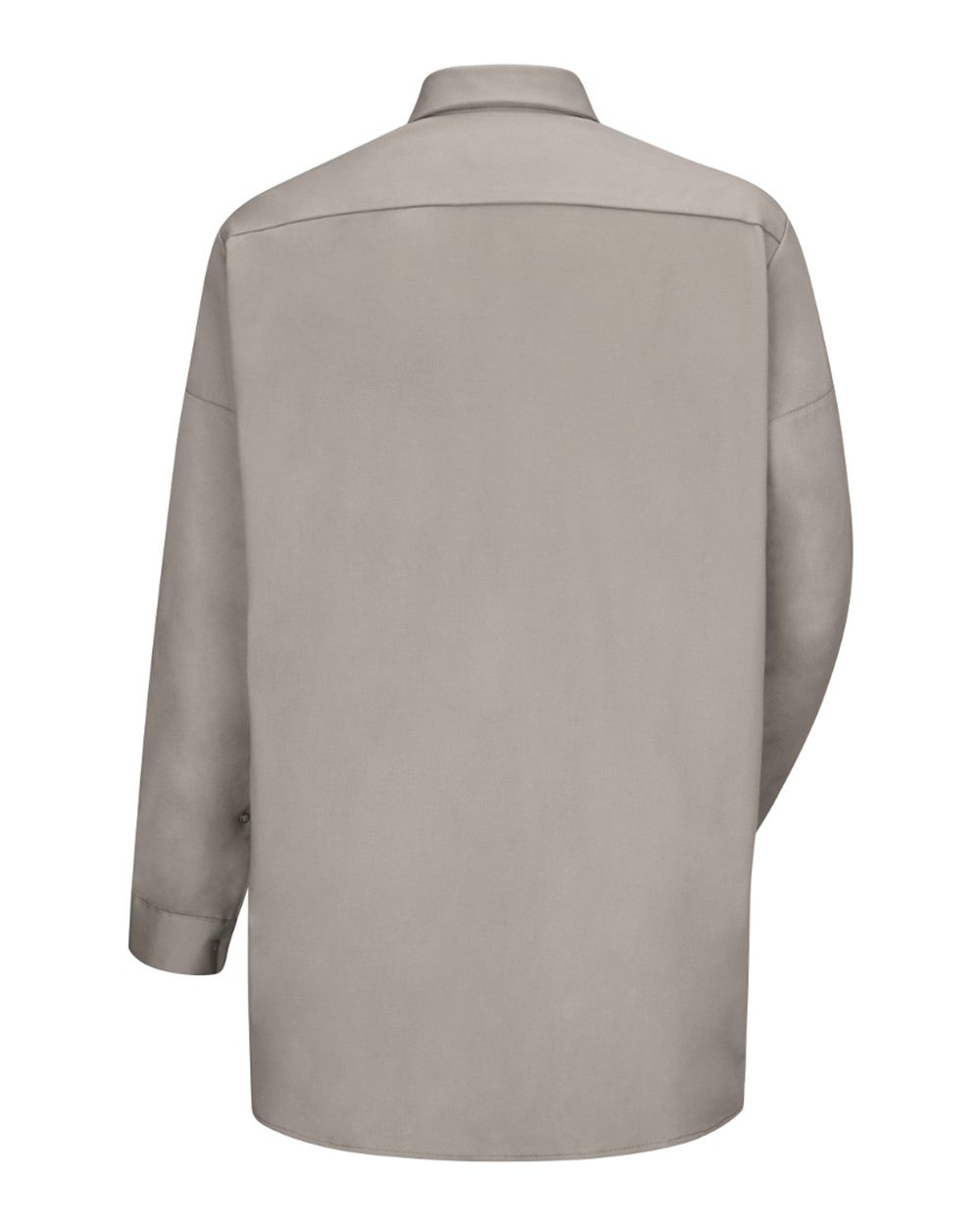 Rear View of Silver Grey Welding Work Shirt - SWW2