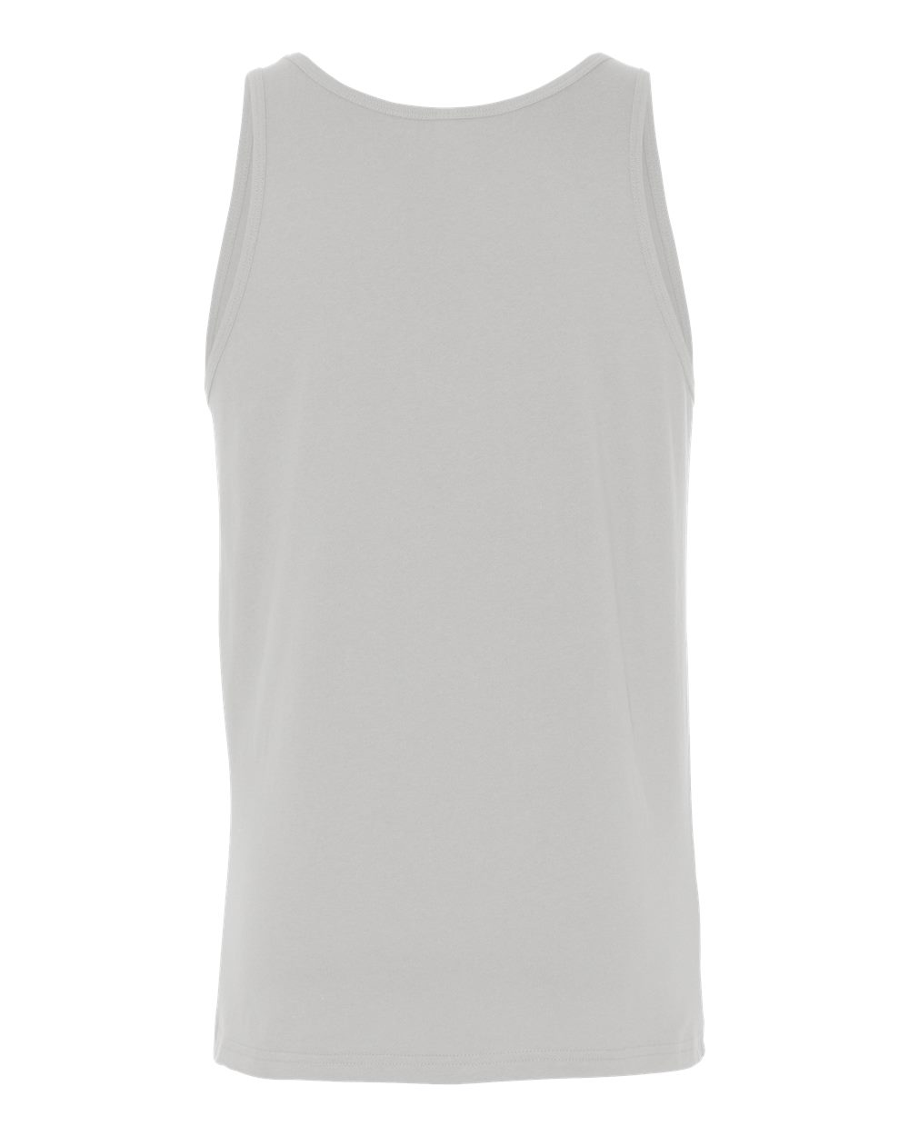 Rear View of Silver Jersey Tank - 3480