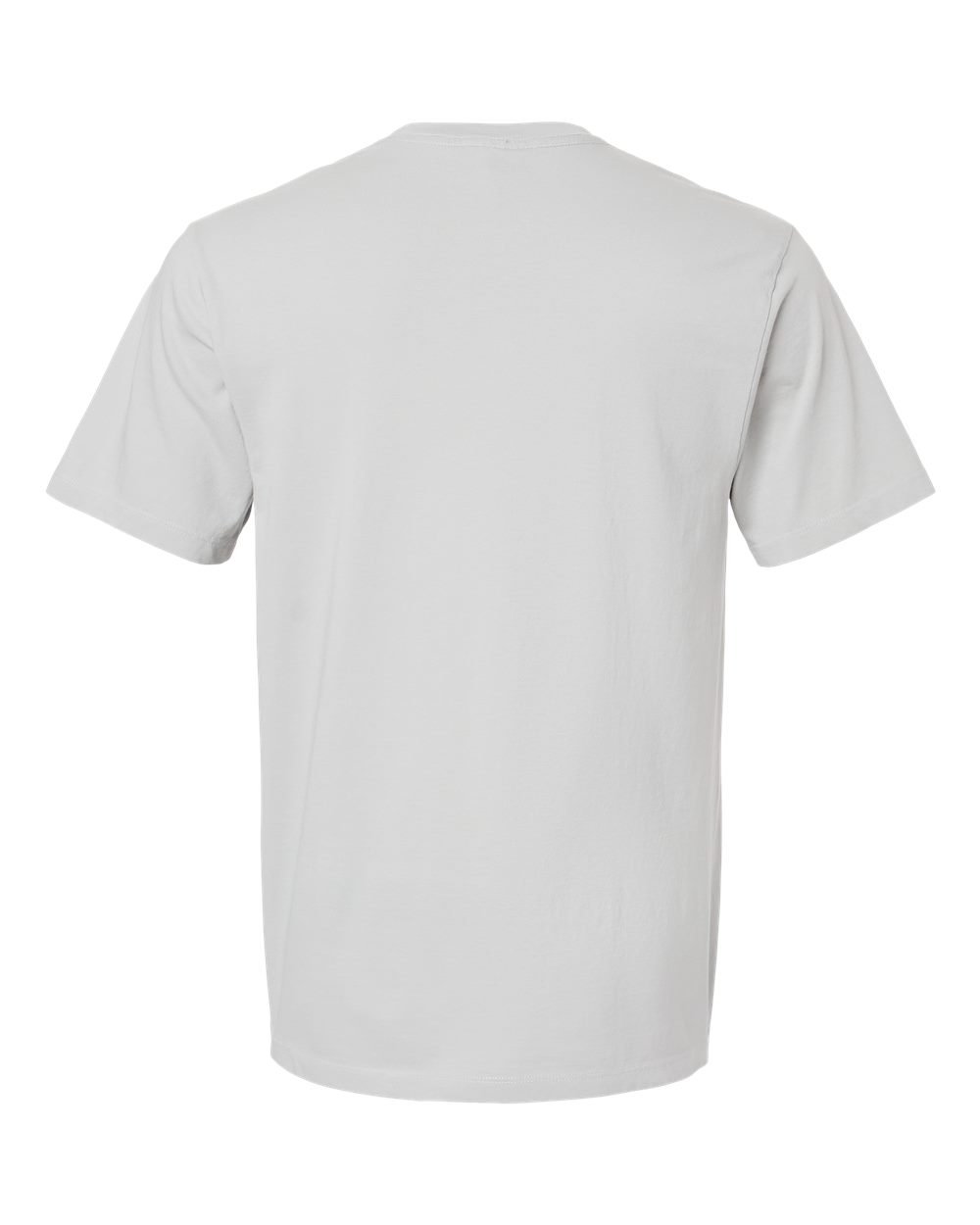 Front View of Silver Organic T-Shirt - 400