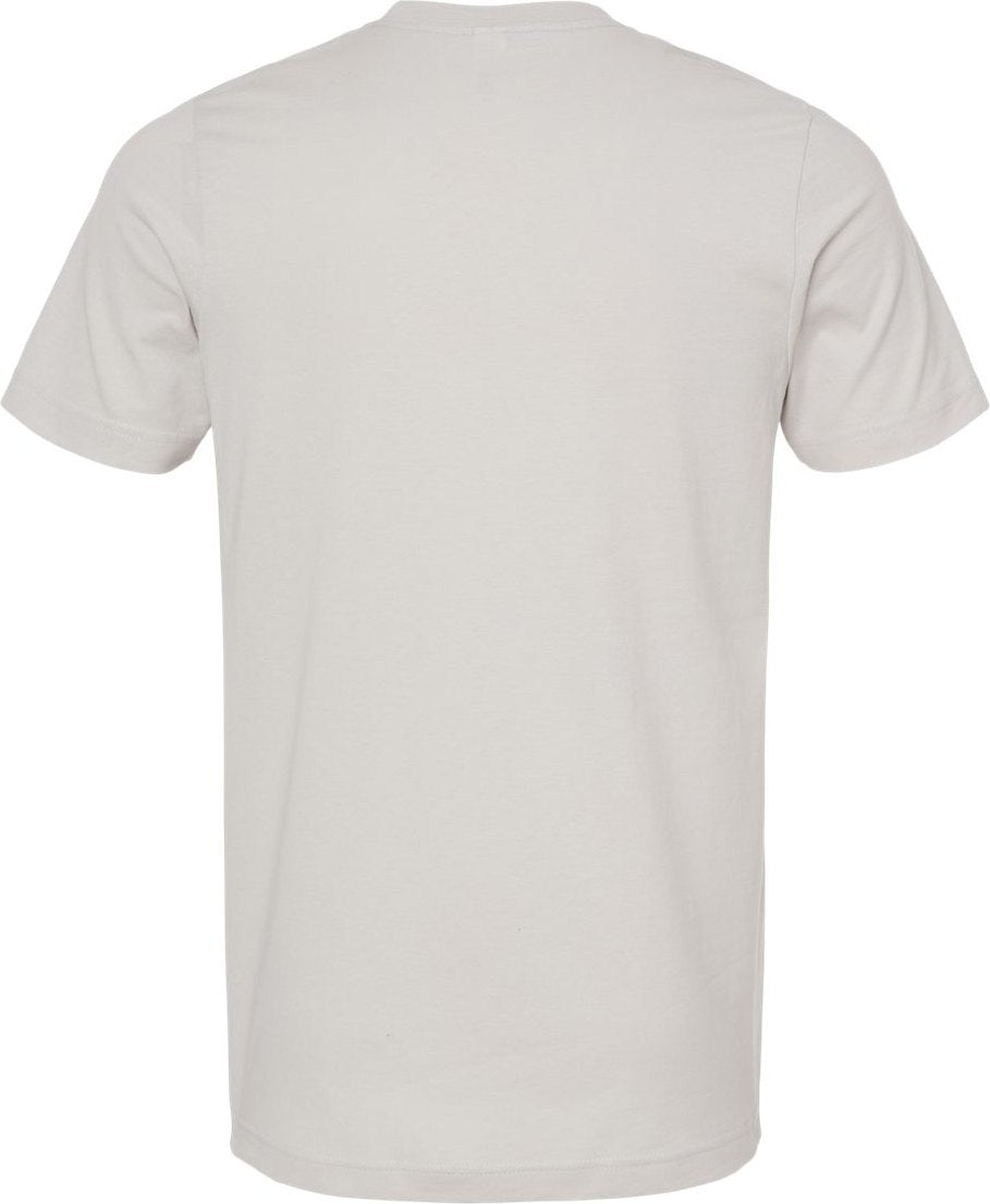 Front View of Silver Premium Cotton T-Shirt - 502