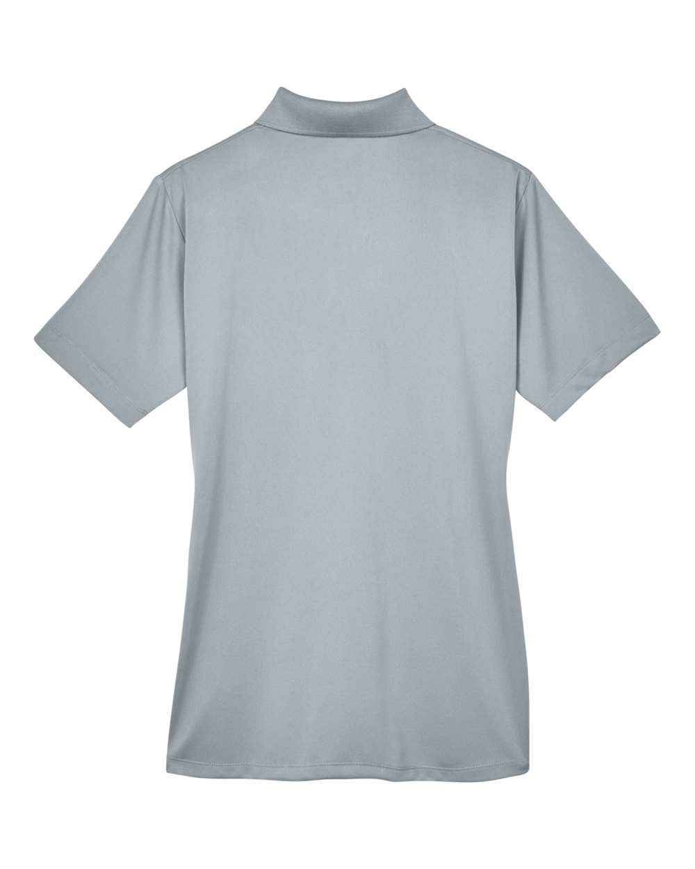 Front View of Silver Women's Cool & Dry 8-Star Elite Performance Interlock Polo - 8610L