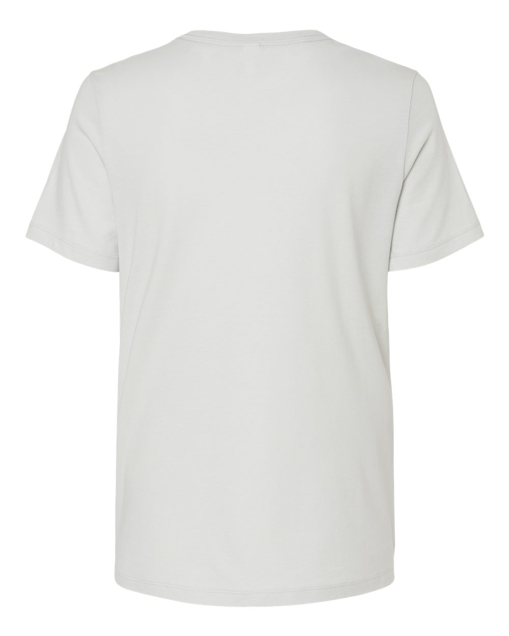 Front View of Silver Women’s Relaxed Jersey Tee - 6400