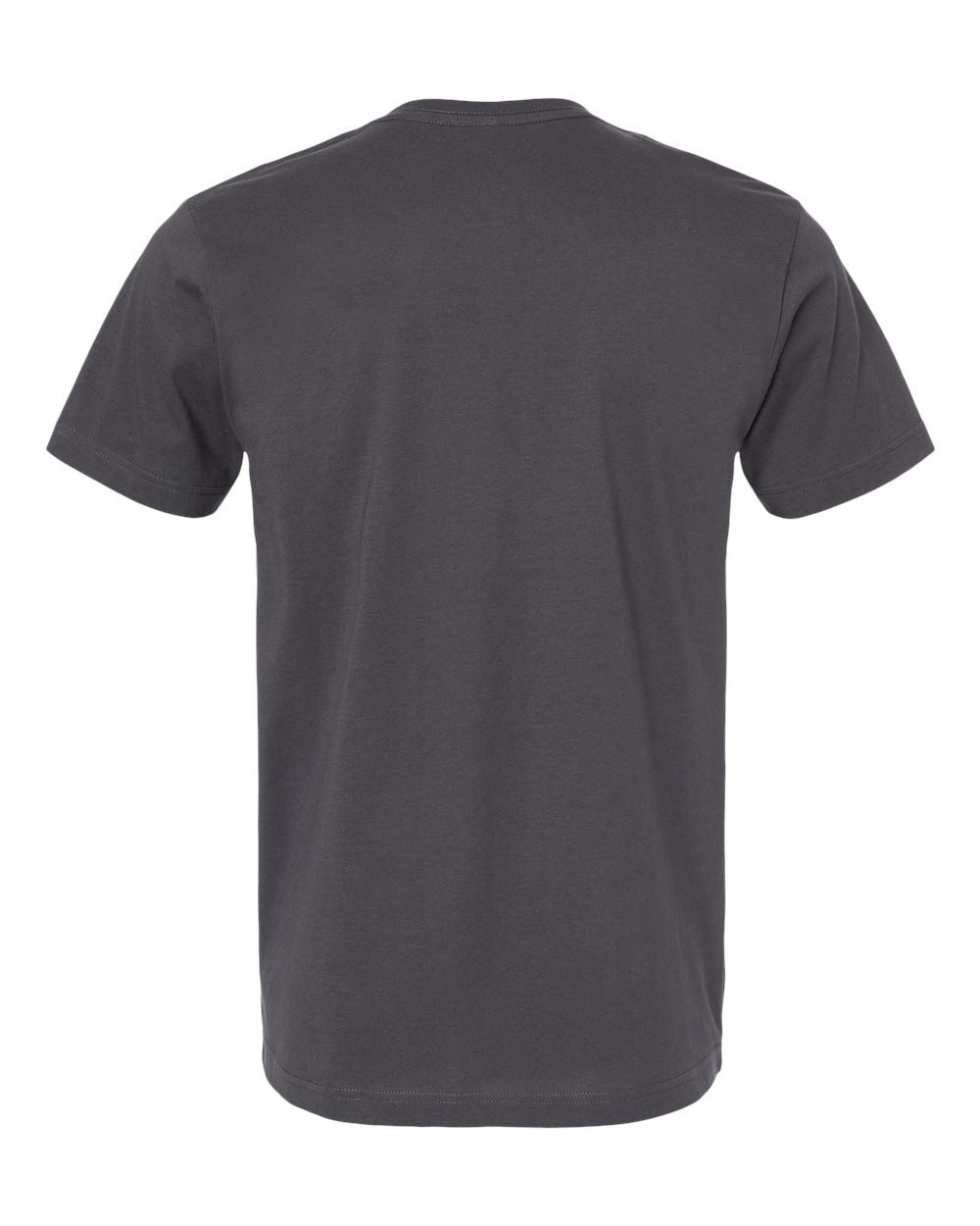 Front View of Slate Fine Jersey Tee - 6901