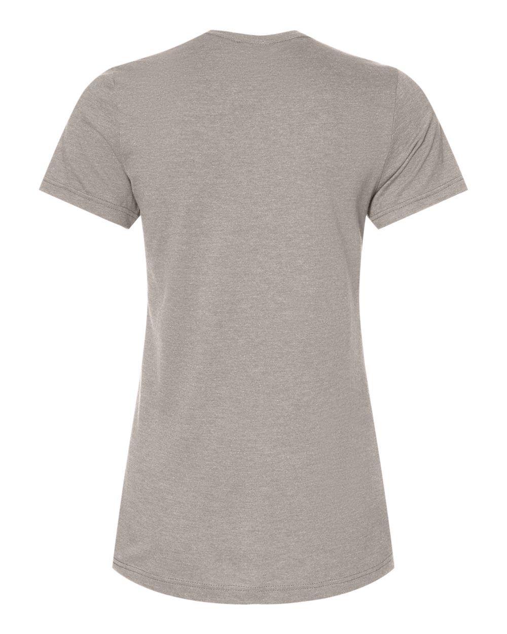 Front View of Slate Softstyle® Women's CVC T-Shirt - 64001LCVC