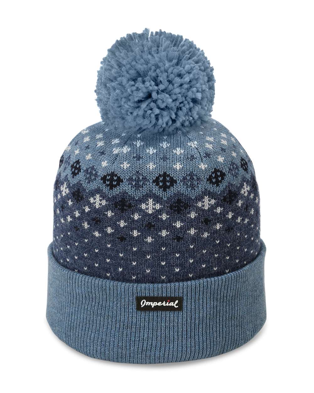 Front View of Slate The Baniff Cuffed Beanie - 6017