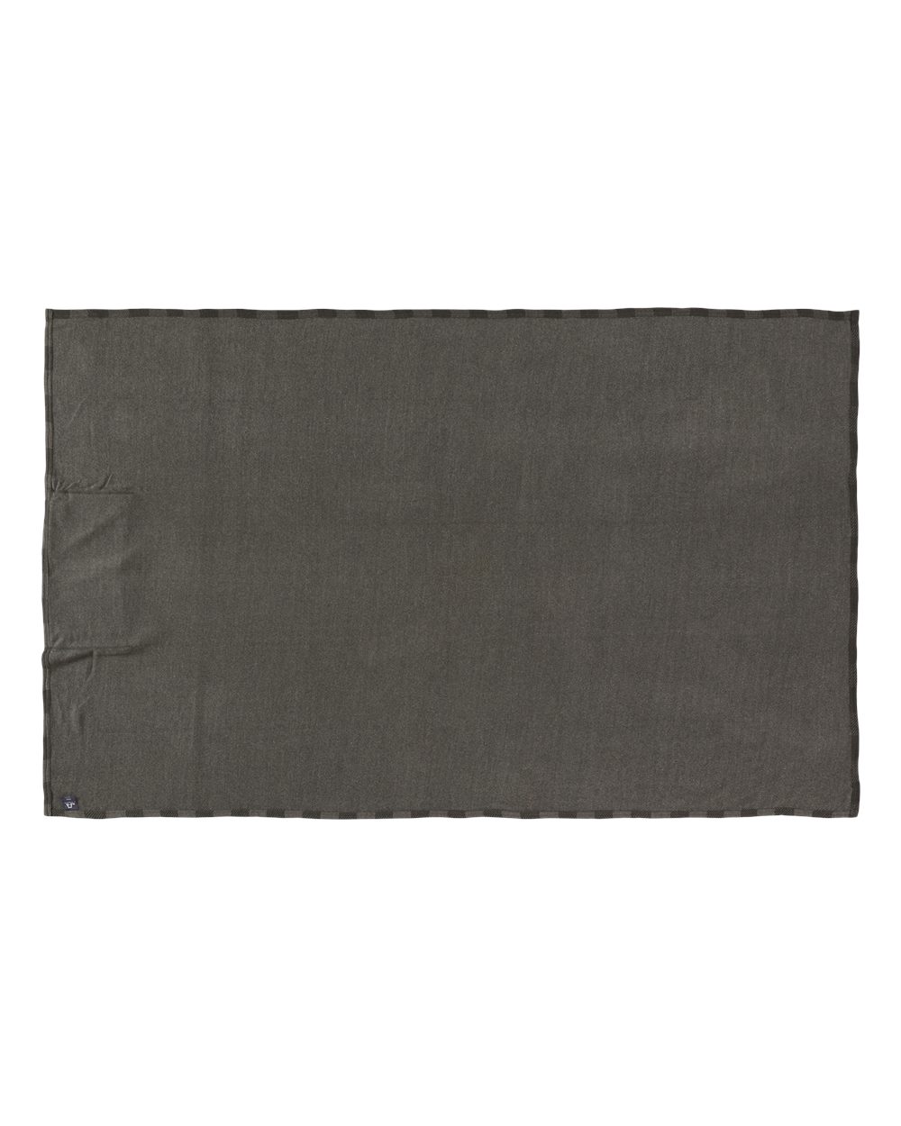 Front View of Smoke Buffalo Triblend Triblend Fleece Blanket - 8852