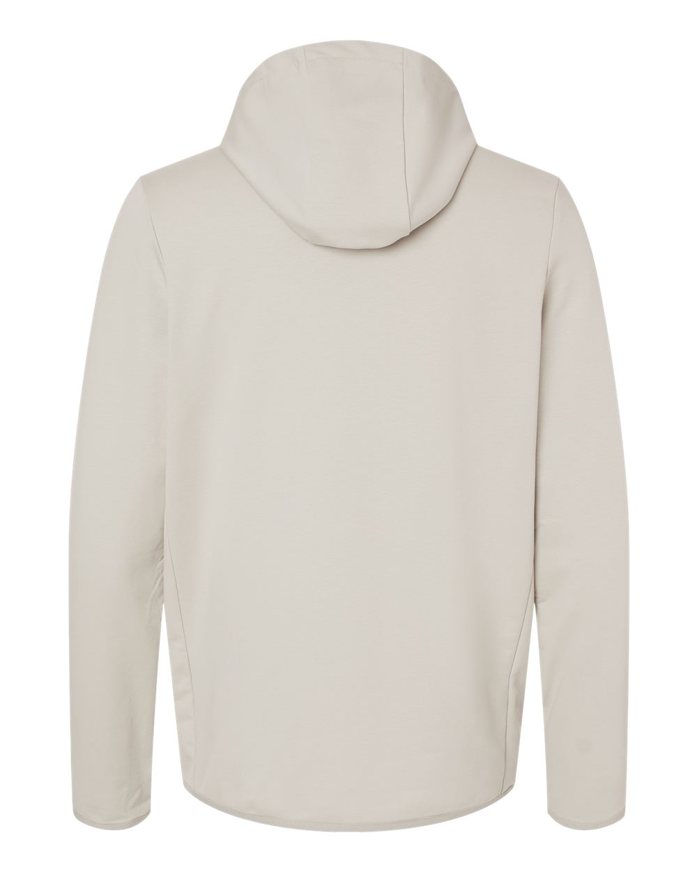 Rear View of Smoke Perform Full-Zip Hooded Sweatshirt - EXP30PZ