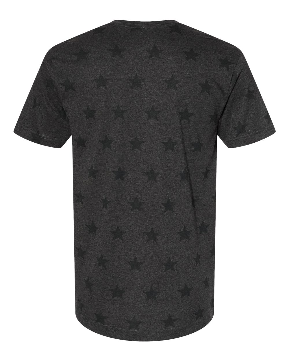 Front View of Smoke Star Star Print Tee - 3929
