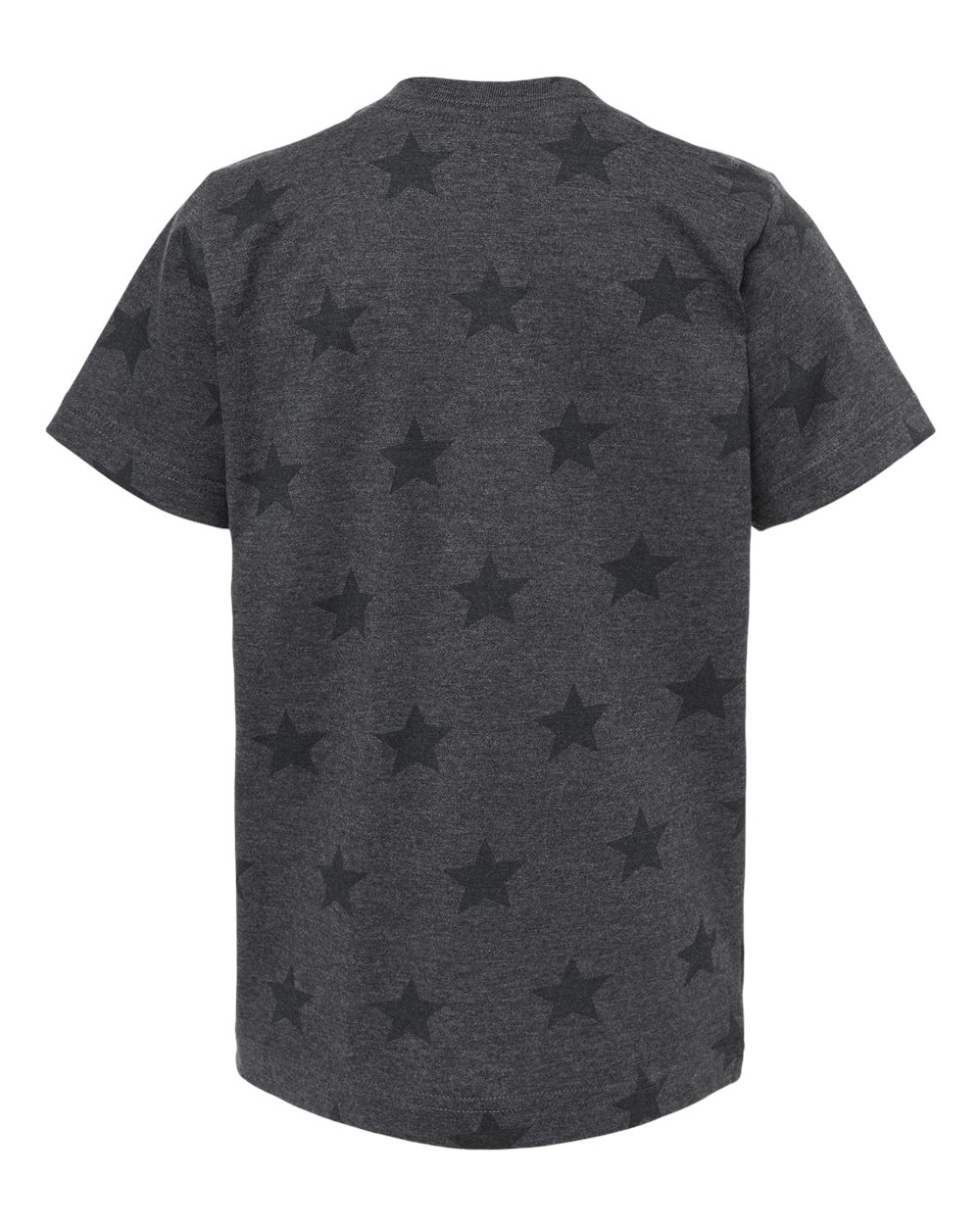 Front View of Smoke Star Youth Star Print Tee - 2229
