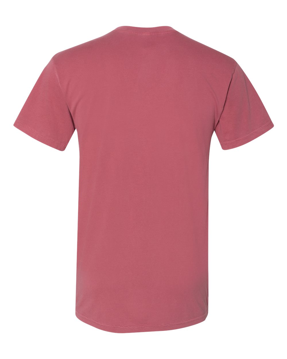 Front View of Smoked Paprika Inspired Dye Short Sleeve T-Shirt - 7410