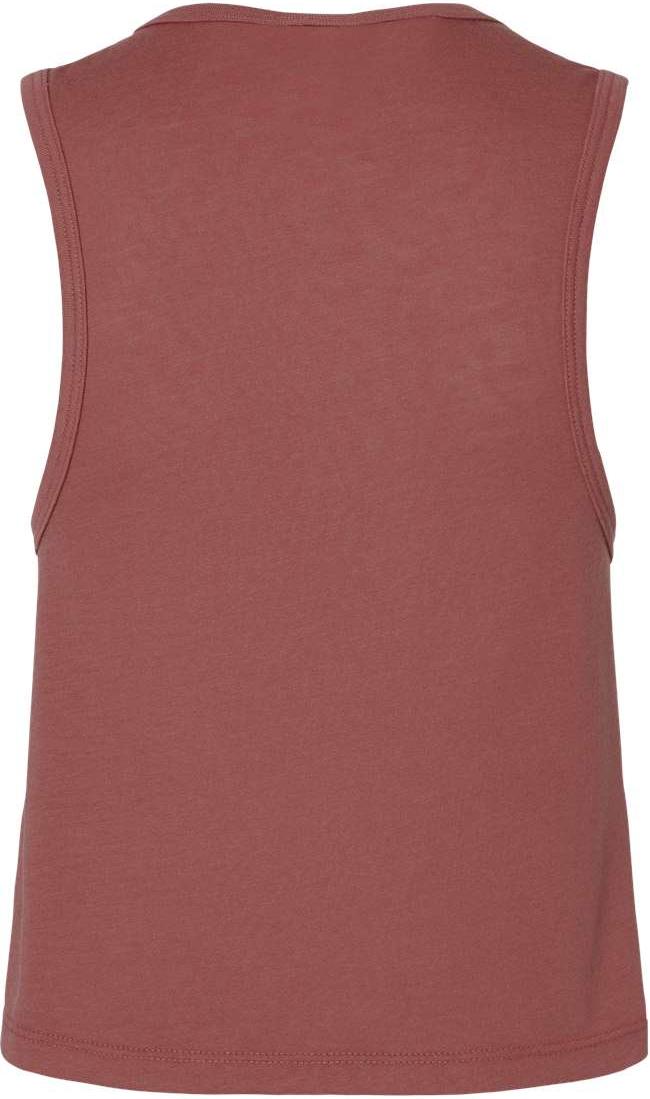 Front View of Smoked Paprika Women's Festival Crop Tank - 5083