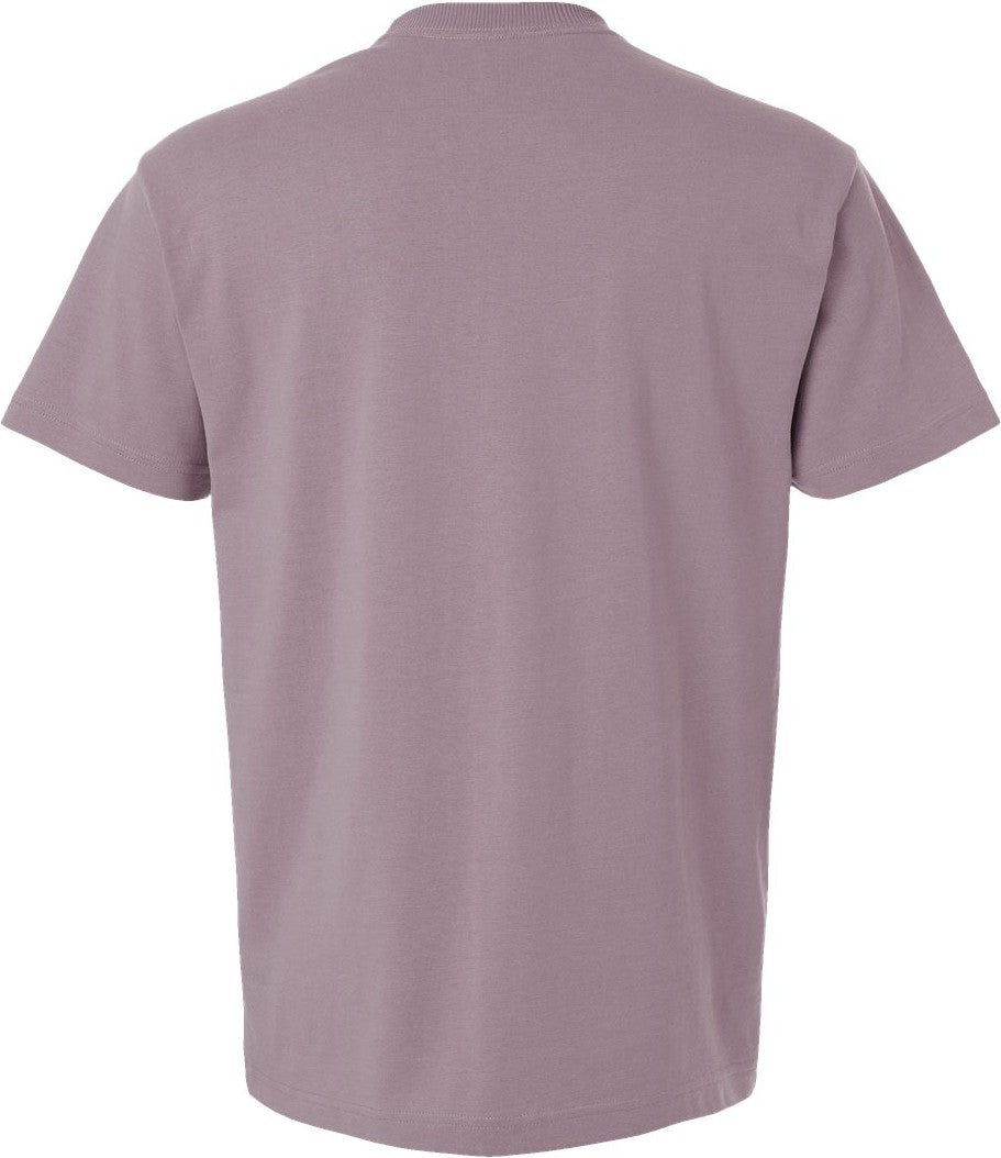 Front View of Smokey Violet Super Heavyweight Tee - 9001