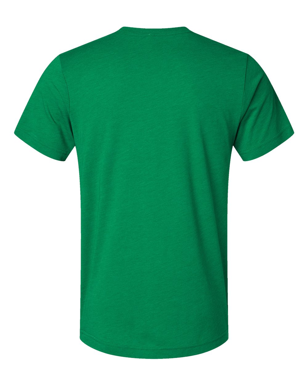 Front View of Solid Kelly Triblend Triblend Tee - 3413