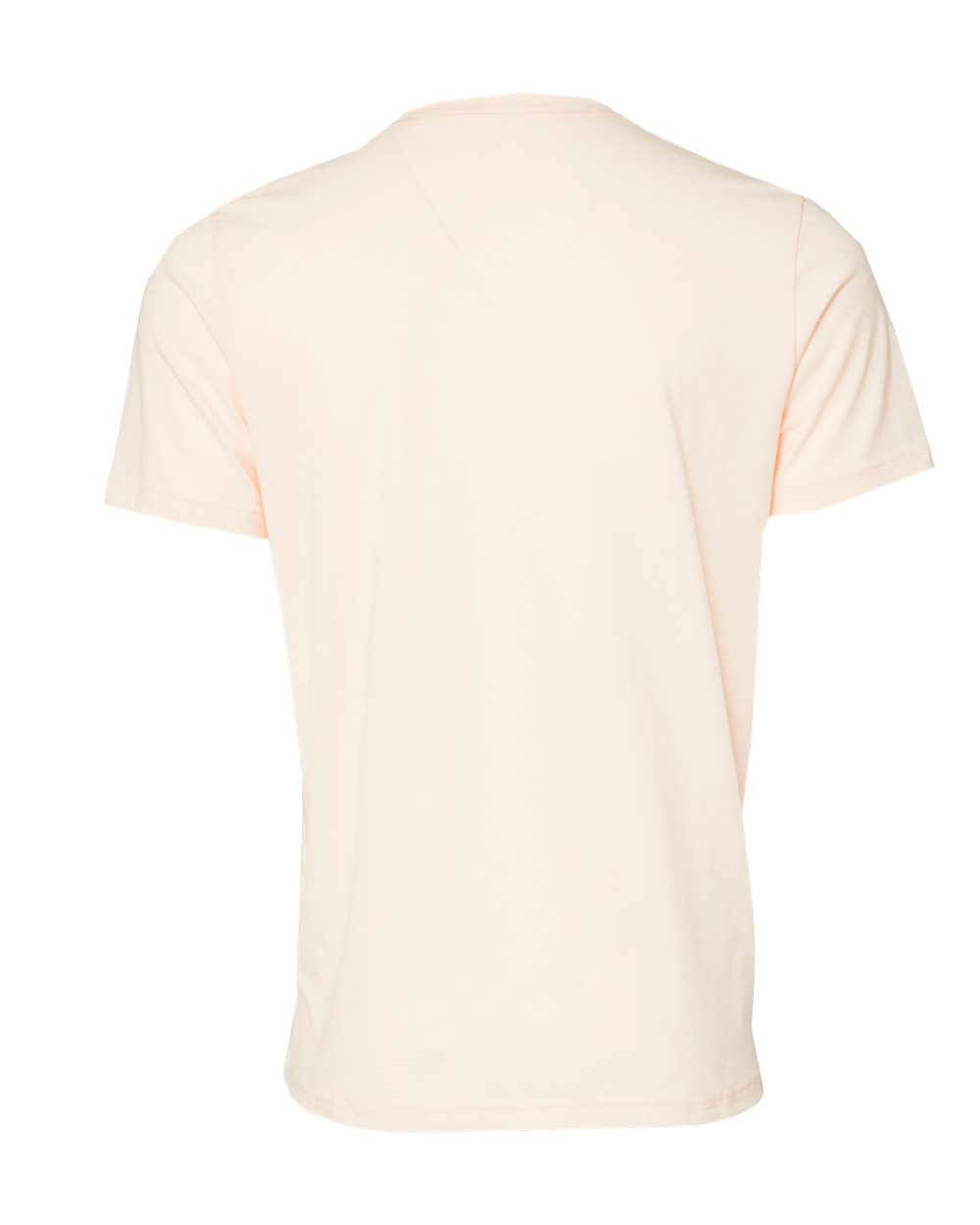 Front View of Solid Natural Triblend Triblend Tee - 3413