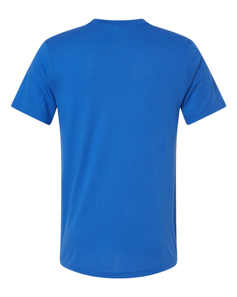 Front View of Solid True Royal Blend CVC Jersey Tee - 3001CVC