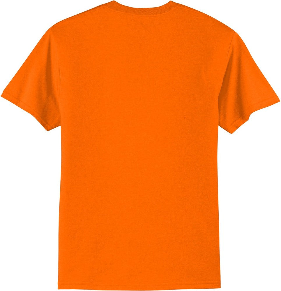 Front View of SOrange Port & Co Easy Cotton Tee PC43