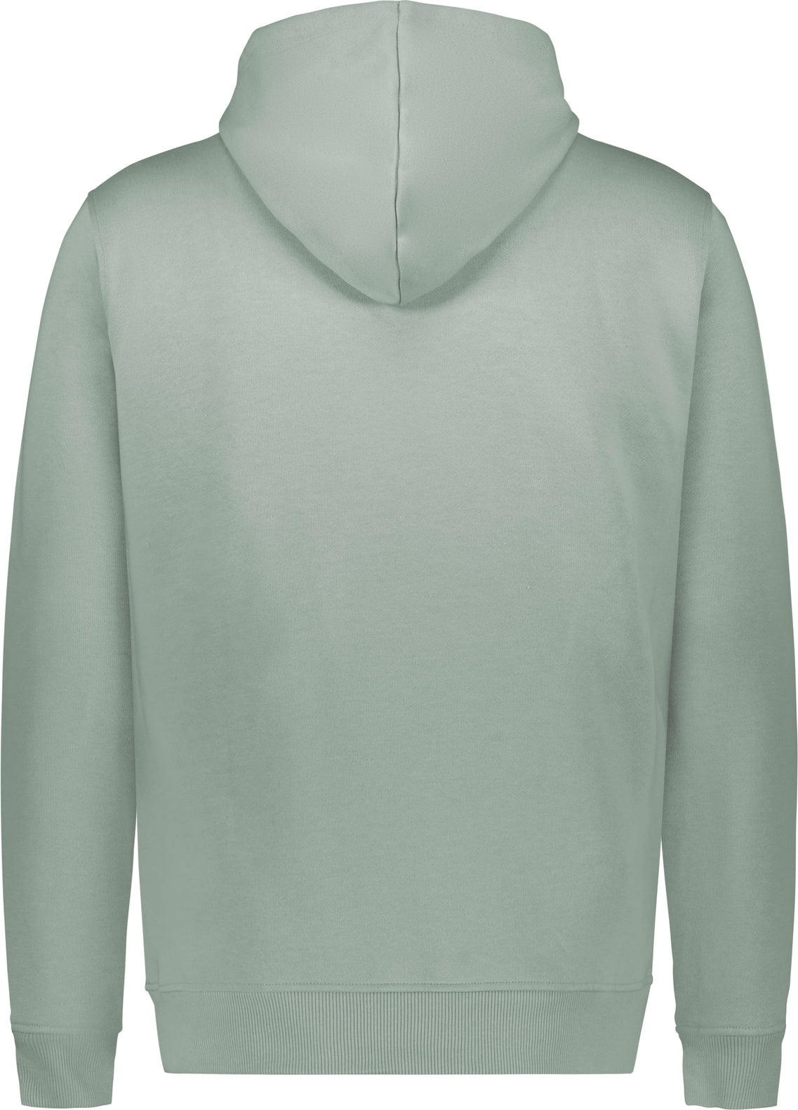 Rear View of SPEARMINT 60/40 FLEECE HOODY