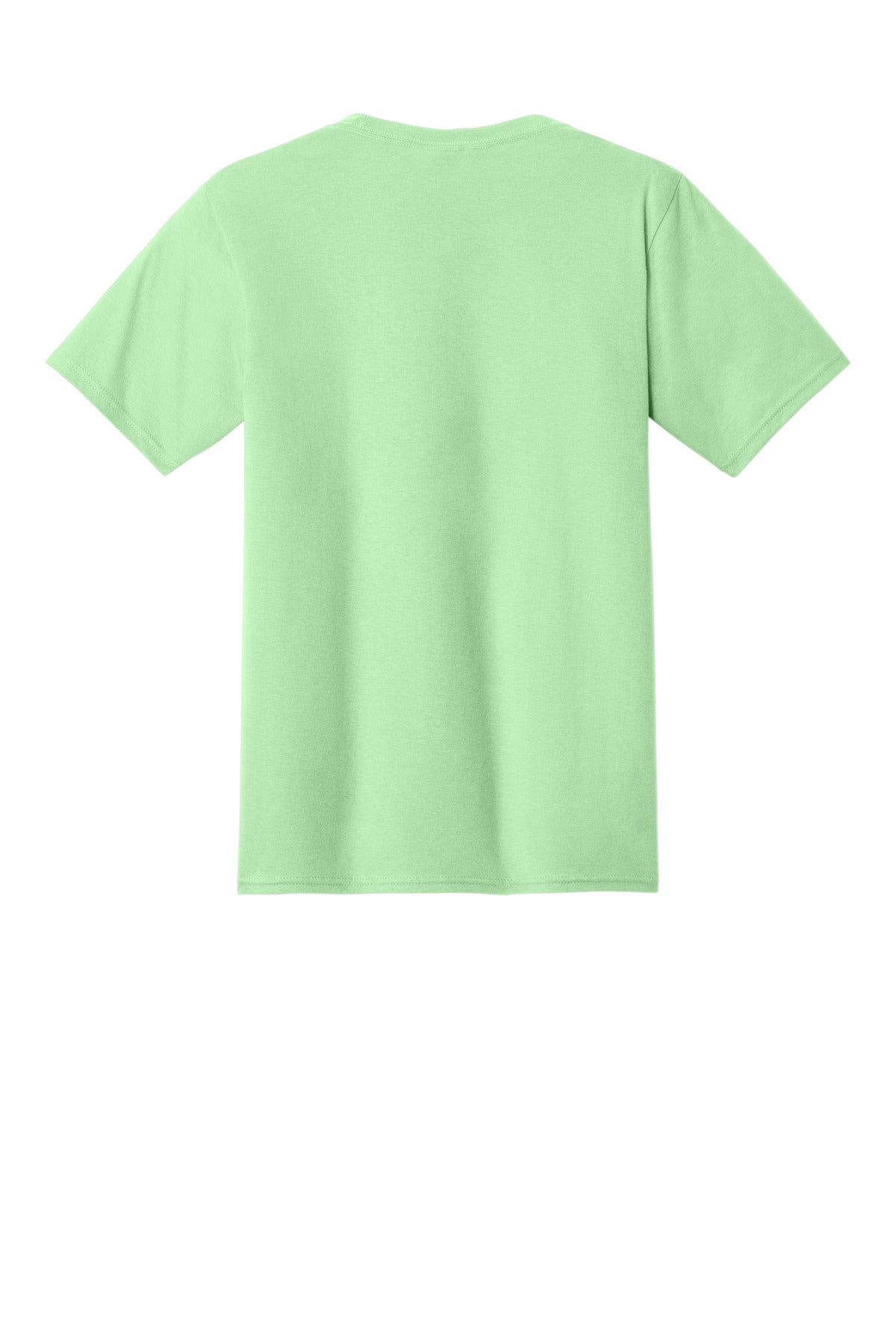 Front View of Spearmint Port & Co Fan Favorite Tee. PC450