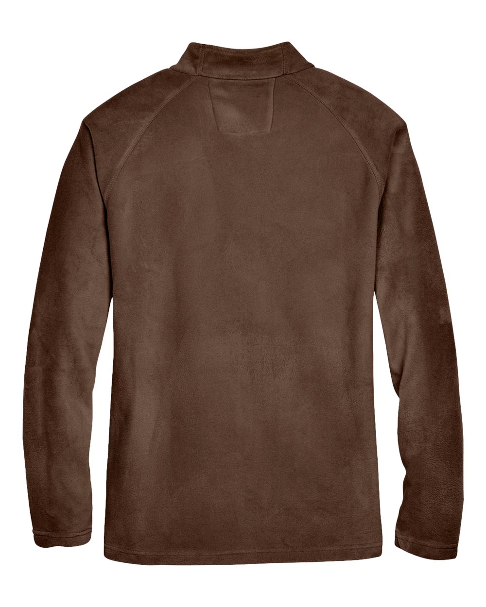 Front View of Sport Dark Brown Men's Campus Microfleece Jacket - TT90
