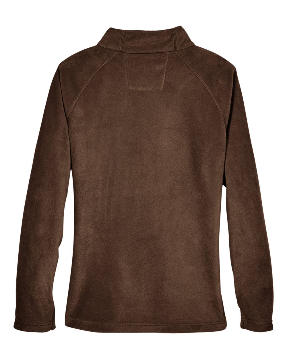Front View of Sport Dark Brown Women's Campus Microfleece Jacket - TT90W