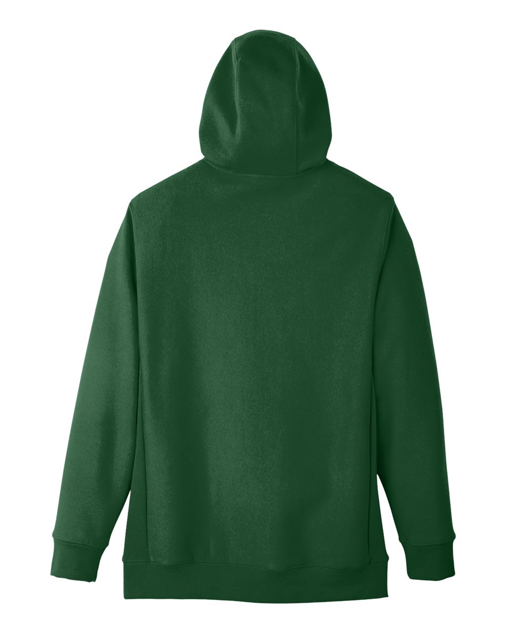 Front View of Sport Dark Green Unisex Zone HydroSport™ Heavyweight Full-Zip Hooded Sweatshirt - TT95