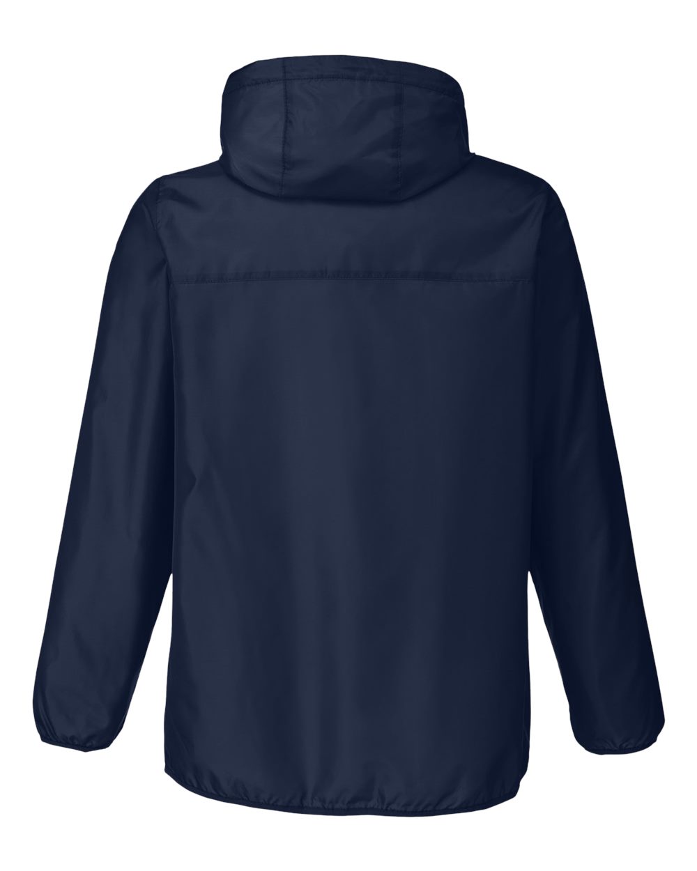 Front View of Sport Dark Navy Unisex Zone Protect Packable Anorak Jacket - TT77
