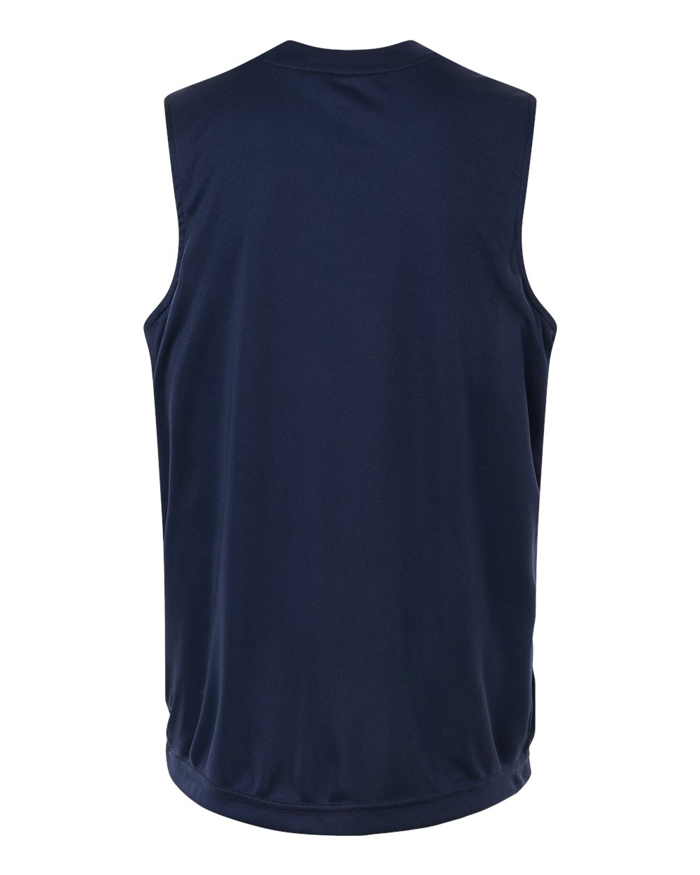 Rear View of Sport Dark Navy/ White Youth Zone Performance Reversible Jersey - TT115Y