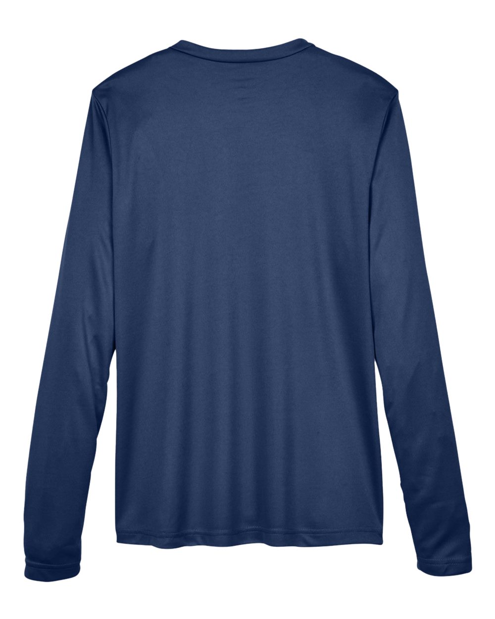 Rear View of Sport Dark Navy Women&#39;s Zone Performance Long Sleeve T-Shirt - TT11WL