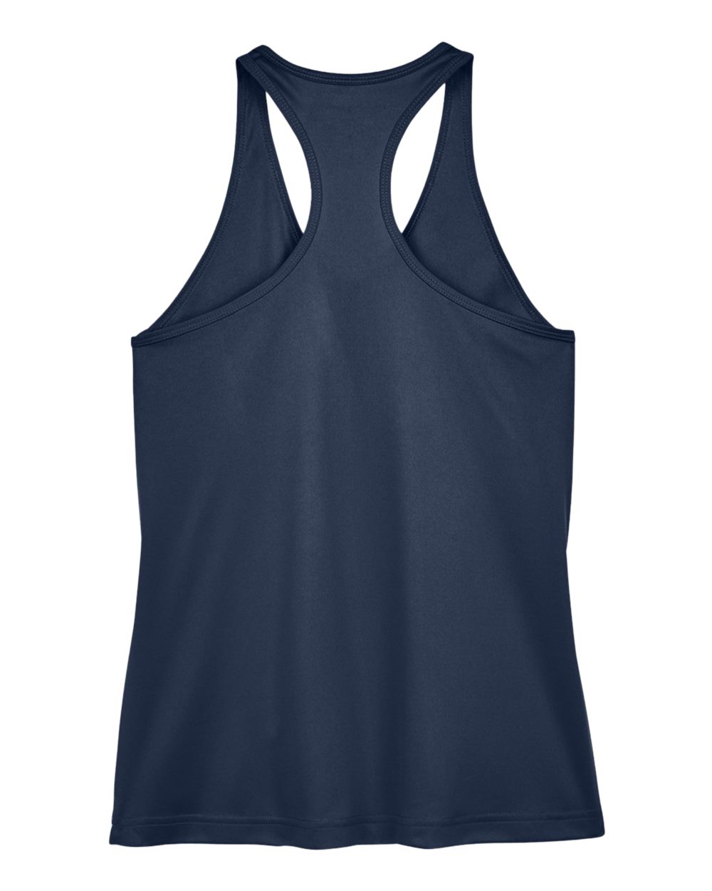 Rear View of Sport Dark Navy Women&#39;s Zone Performance Racerback Tank - TT11WRC