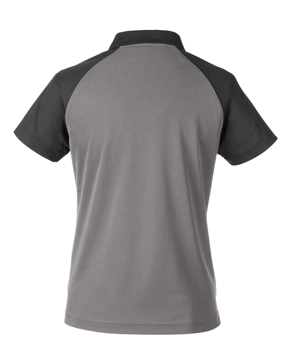 Front View of Sport Graphite/ Black Women's Command Snag-Protection Colorblock Polo - TT21CW