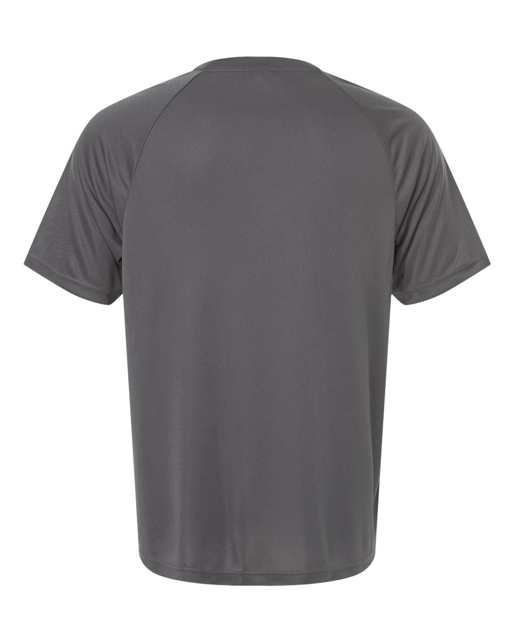 Rear View of Sport Graphite Men's Zone Performance Henley - TT11HN plain