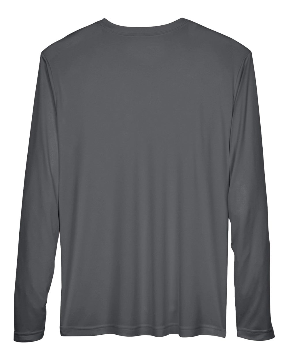 Front View of Sport Graphite Men's Zone Performance Long Sleeve T-Shirt - TT11L