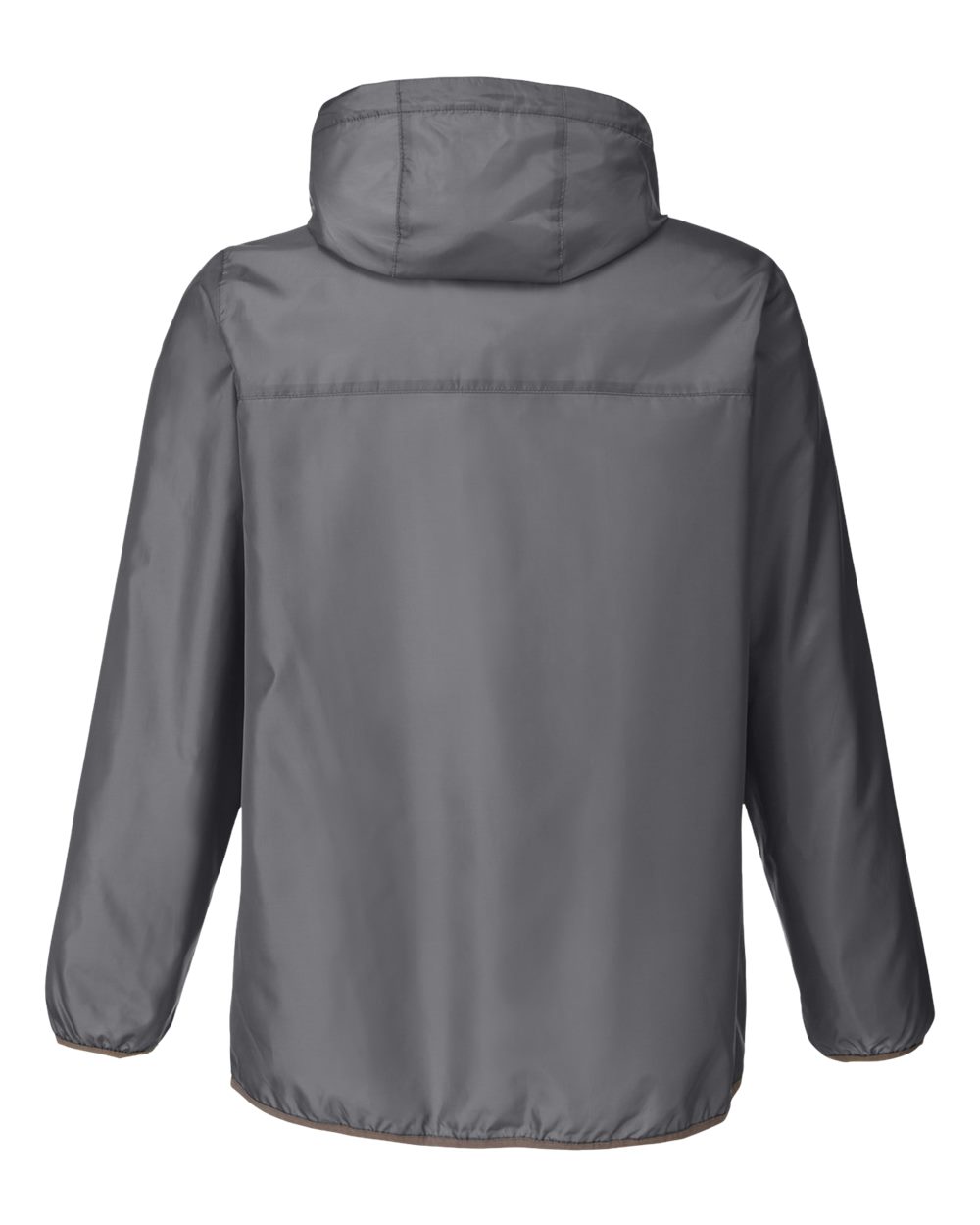 Front View of Sport Graphite Unisex Zone Protect Packable Anorak Jacket - TT77